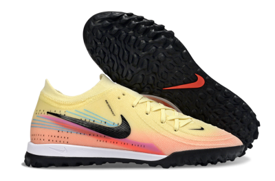Nike Phantom GX 2 Elite TF Football Shoes - Yellow/Sunset Orange/Pink Lemonade