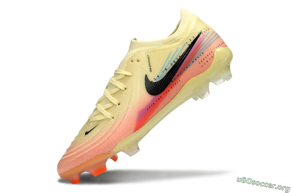 Nike Phantom GX 2 Elite FG Football Boots - Yellow/Peach Fusion/Sunrise Glow 5