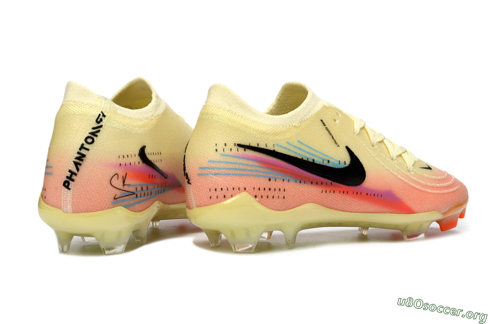 Nike Phantom GX 2 Elite FG Football Boots - Yellow/Peach Fusion/Sunrise Glow 6