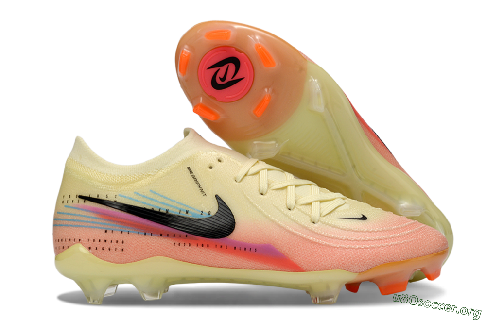 Nike Phantom GX 2 Elite FG Football Boots - Yellow/Peach Fusion/Sunrise Glow 2