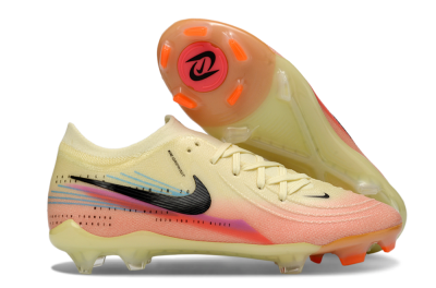 Nike Phantom GX 2 Elite FG Football Boots - Yellow/Peach Fusion/Sunrise Glow