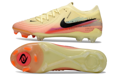 Nike Phantom GX 2 Elite FG Football Boots - Yellow/Peach Fusion/Sunrise Glow