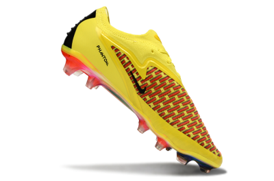 Nike Phantom 6 Low Elite FG Football Boots - Yellow/Vibrant Lemon/Fiery Sunset