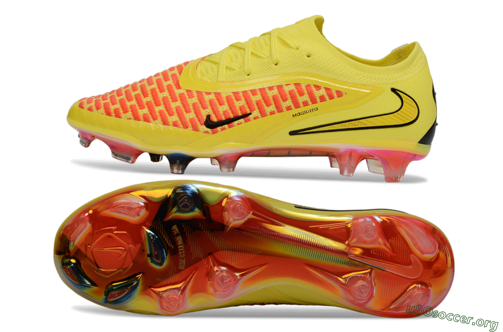 Nike Phantom 6 Low Elite FG Football Boots - Yellow/Vibrant Lemon/Fiery Sunset 1