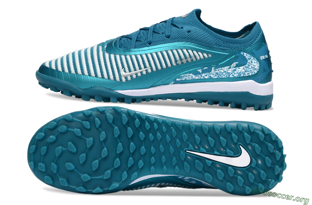 Nike Phantom 6 Low Elite TF Football Shoes - Teal/Cool Teal/White Burst 1