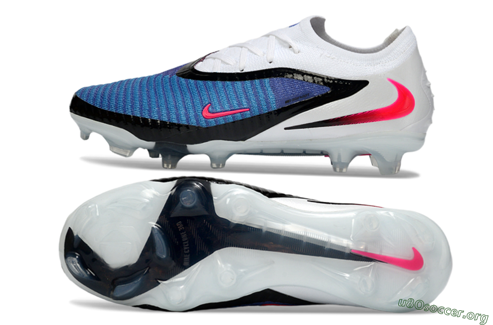Nike Phantom 6 Low Elite FG Football Boots - Blue/Electric Blue/Hot Pink 1