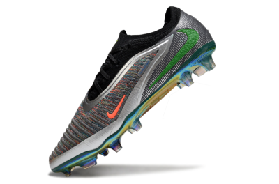 Nike Phantom 6 Low Elite FG Football Boots - Black/Neon Green/Fiery Orange
