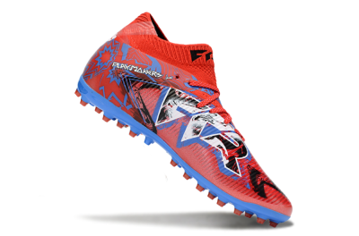 Puma Future 8 Ultimate MG Football Boots - Red/Electric Blue/Fiery Red