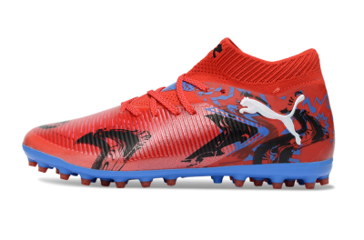 Puma Future 8 Ultimate MG Football Boots - Red/Electric Blue/Fiery Red