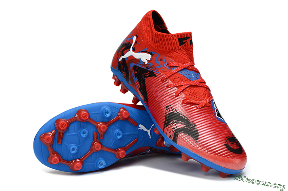 Puma Future 8 Ultimate FG Football Boots - Red/Electric Blue/Dynamic Black 0
