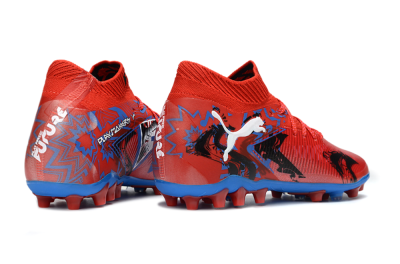 Puma Future 8 Ultimate FG Football Boots - Red/Electric Blue/Dynamic Black