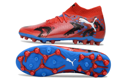 Puma Future 8 Ultimate FG Football Boots - Red/Electric Blue/Dynamic Black