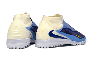 Nike Phantom 6 High Elite TF Football Shoes - Blue/Sky Blue/Deep Blue