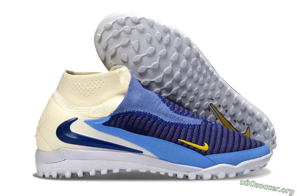 Nike Phantom 6 High Elite TF Football Shoes - Blue/Sky Blue/Deep Blue 2