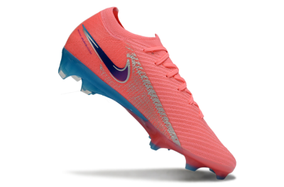 Nike Air Zoom Mercurial Vapor 16 Elite FG Football Boots - Pink/Coral Pink/Cerulean Blue