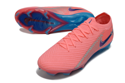Nike Air Zoom Mercurial Vapor 16 Elite FG Football Boots - Pink/Coral Pink/Cerulean Blue