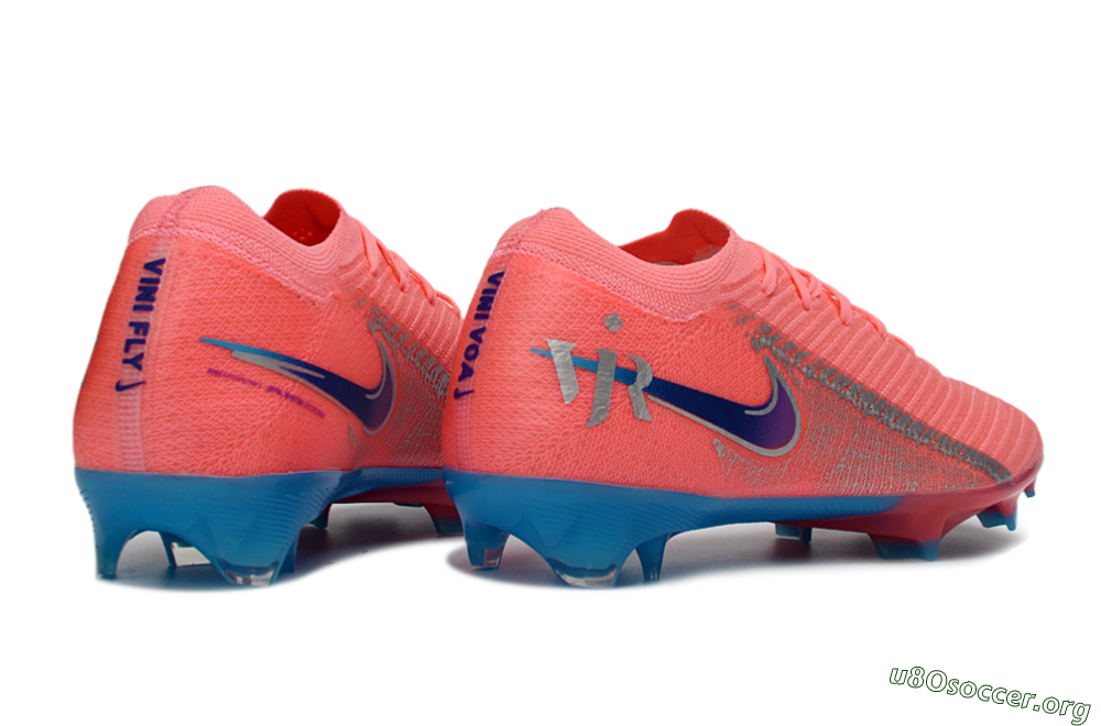 Nike Air Zoom Mercurial Vapor 16 Elite FG Football Boots - Pink/Coral Pink/Cerulean Blue 6