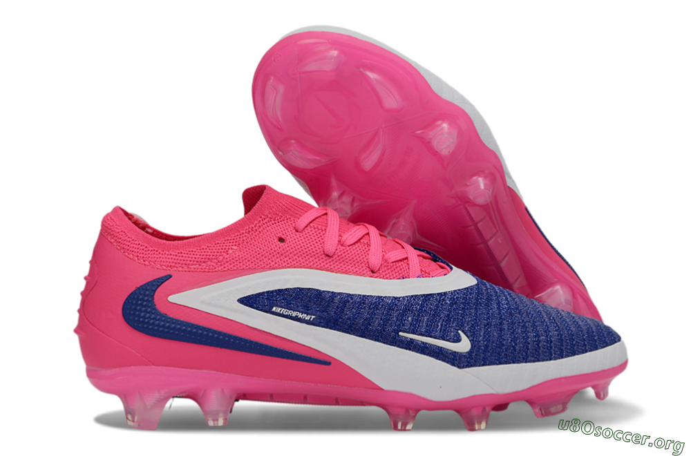 Nike Phantom 6 Low Elite FG Football Boots - Purple/Electric Pink/Sapphire Blue 2