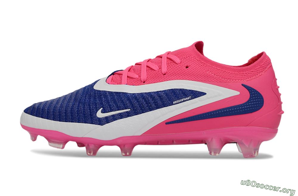 Nike Phantom 6 Low Elite FG Football Boots - Purple/Electric Pink/Sapphire Blue 3