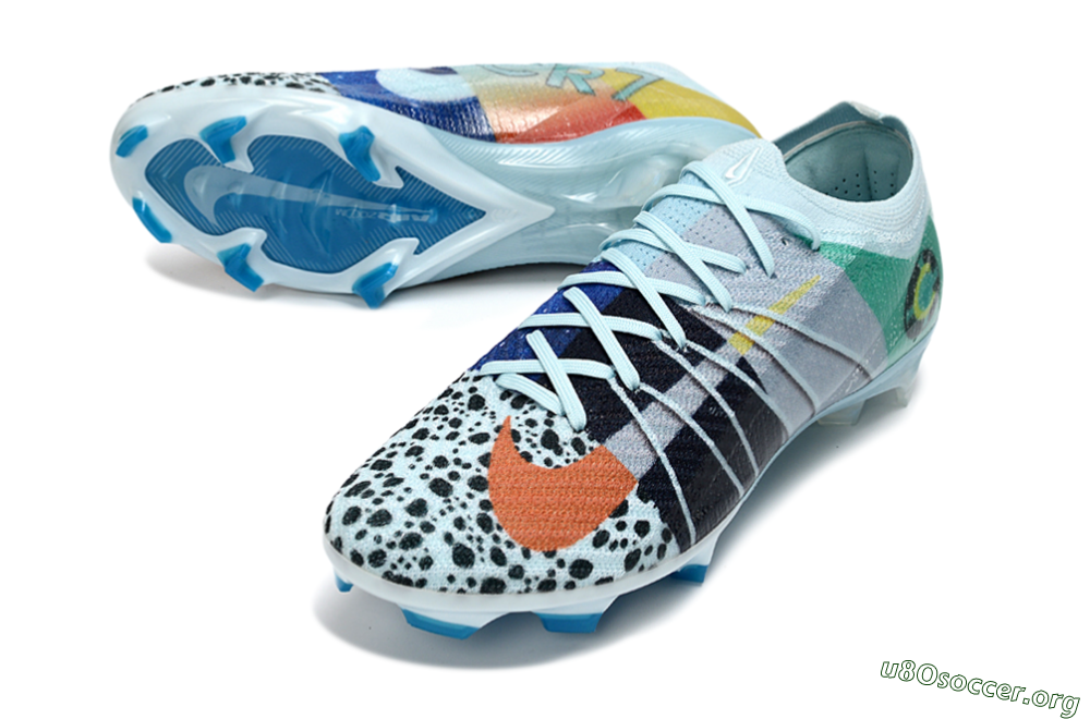 Nike Air Zoom Mercurial Vapor 16 Elite FG Football Boots - Blue/Aquatic Blue/Fiery Orange 0