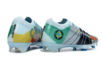 Nike Air Zoom Mercurial Vapor 16 Elite FG Football Boots - Blue/Aquatic Blue/Fiery Orange