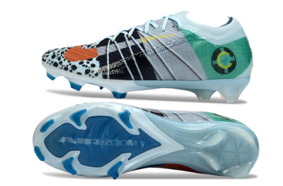 Nike Air Zoom Mercurial Vapor 16 Elite FG Football Boots - Blue/Aquatic Blue/Fiery Orange