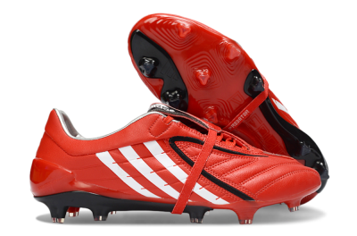 Adidas Predator Accelerator Electricity FG Football Boots - Red/Crisp Crimson/Classic White