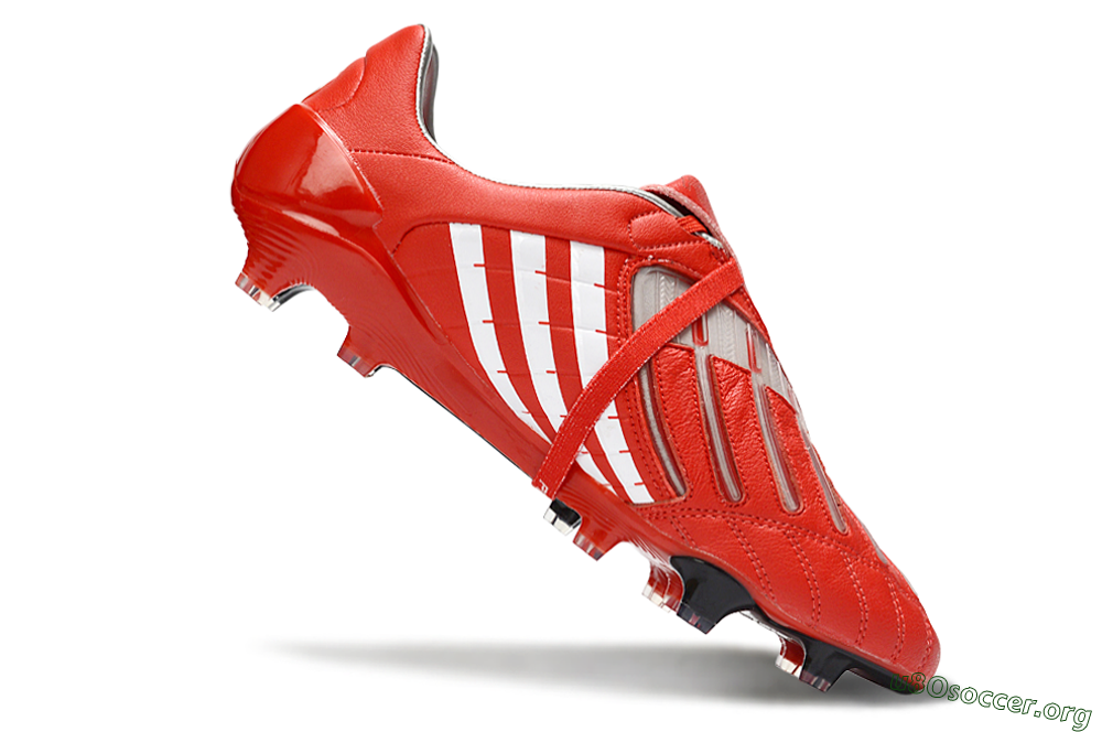 Adidas Predator Accelerator Electricity FG Football Boots - Red/Crisp Crimson/Classic White 4