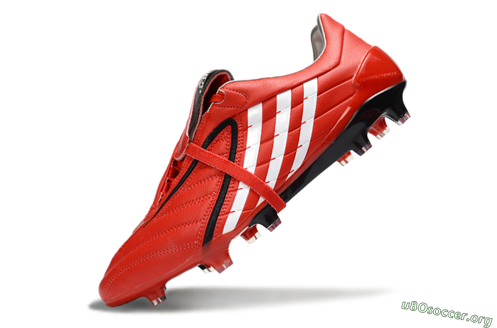 Adidas Predator Accelerator Electricity FG Football Boots - Red/Crisp Crimson/Classic White 5
