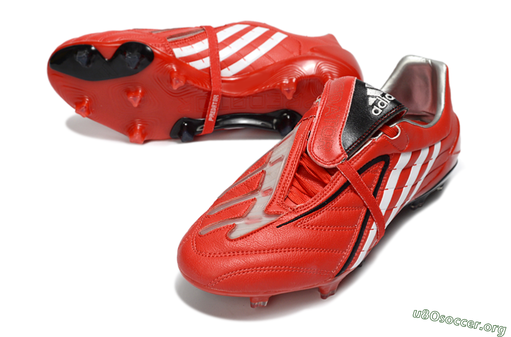 Adidas Predator Accelerator Electricity FG Football Boots - Red/Crisp Crimson/Classic White 0