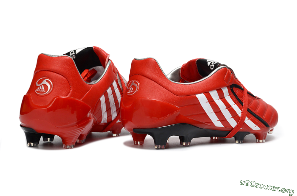 Adidas Predator Accelerator Electricity FG Football Boots - Red/Crisp Crimson/Classic White 6