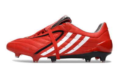 Adidas Predator Accelerator Electricity FG Football Boots - Red/Crisp Crimson/Classic White