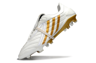 Adidas Predator Accelerator Electricity FG Football Boots - White/Gold/Steel