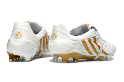 Adidas Predator Accelerator Electricity FG Football Boots - White/Gold/Steel