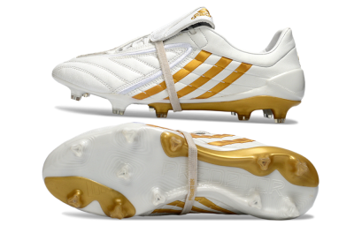 Adidas Predator Accelerator Electricity FG Football Boots - White/Gold/Steel