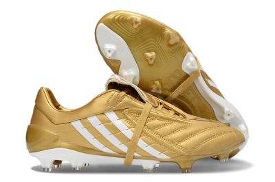Adidas Predator Accelerator Electricity FG Football Boots - Gold/Metallic Gold/Classic White