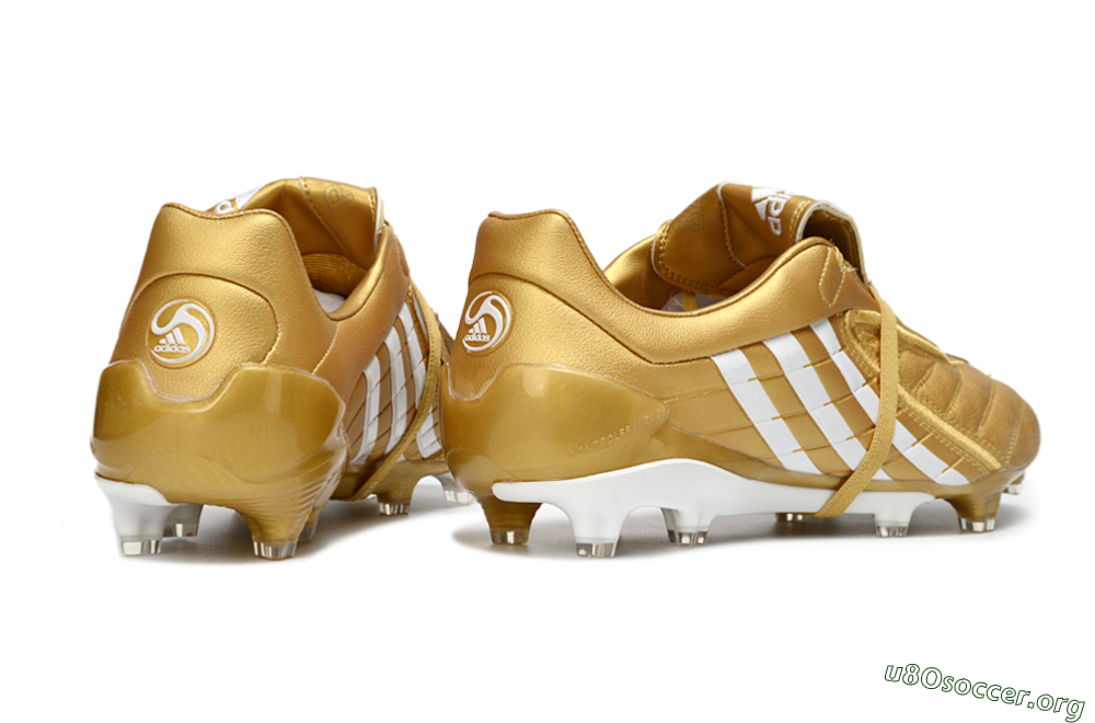 Adidas Predator Accelerator Electricity FG Football Boots - Gold/Metallic Gold/Classic White 6