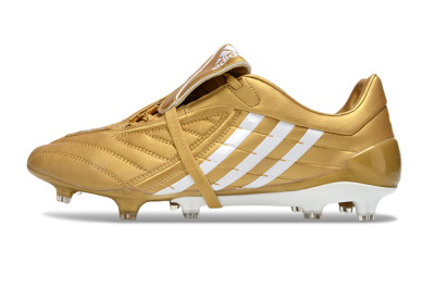 Adidas Predator Accelerator Electricity FG Football Boots - Gold/Metallic Gold/Classic White