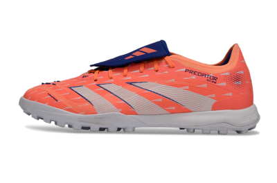 Adidas Predator League Fold-Over Tongue TF Football Shoes - Orange/Vibrant Coral/Deep Navy