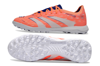 Adidas Predator 25 Elite TF Football Shoes - Pink/Electric Orange/Deep Blue