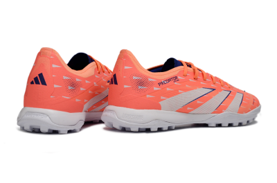 Adidas Predator 25 Elite TF Football Shoes - Pink/Electric Orange/Deep Blue