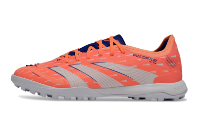 Adidas Predator 25 Elite TF Football Shoes - Pink/Electric Orange/Deep Blue