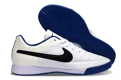 Nike Tiempo Ligera 4 IC Football Shoes - White/Royal Blue/Black