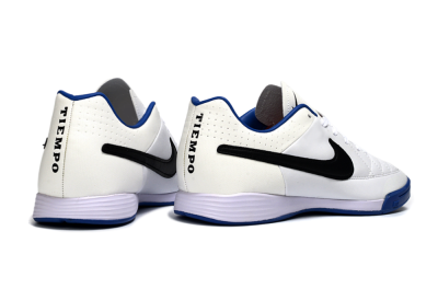 Nike Tiempo Ligera 4 IC Football Shoes - White/Royal Blue/Black