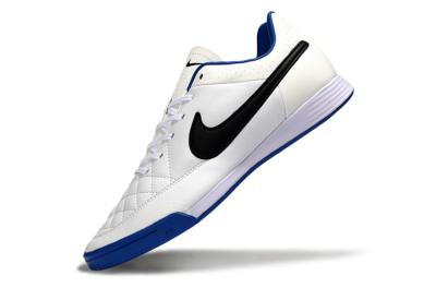 Nike Tiempo Ligera 4 IC Football Shoes - White/Royal Blue/Black