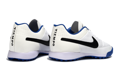 Nike Tiempo Ligera 4 TF Football Shoes - White/Royal Blue/Black