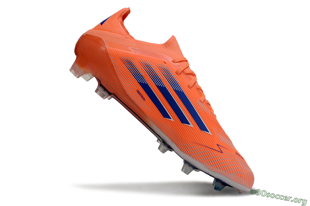 Adidas F50 Elite FG Football Boots - Orange/Electric Orange/Navy Blue 4