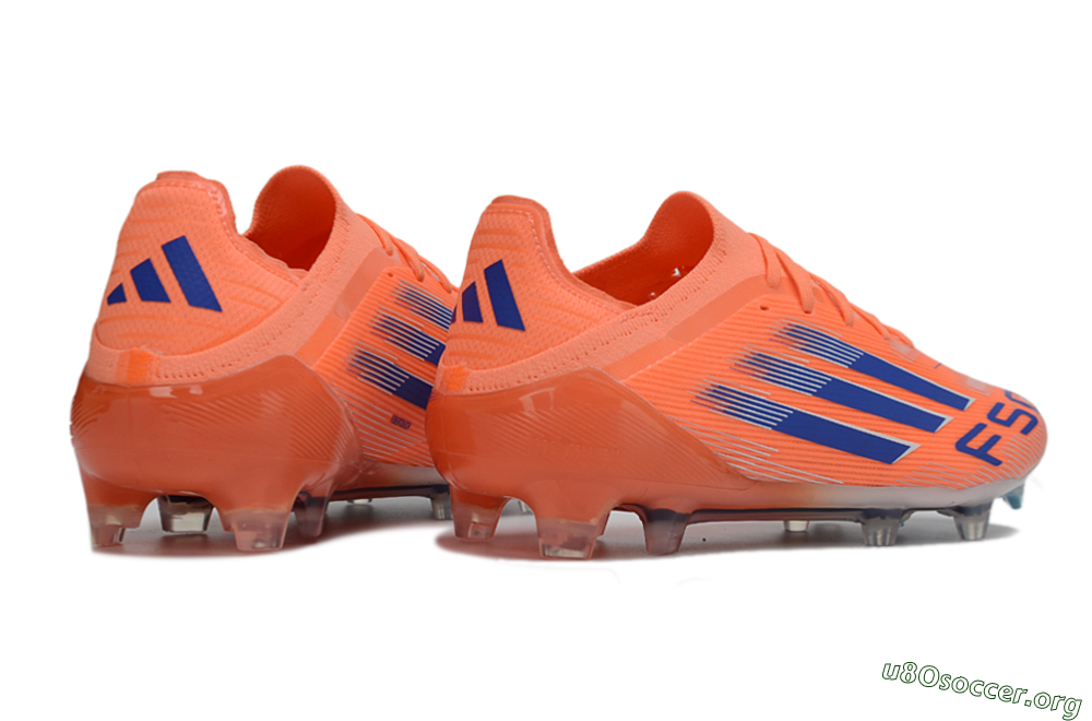 Adidas F50 Elite FG Football Boots - Orange/Electric Orange/Navy Blue 6