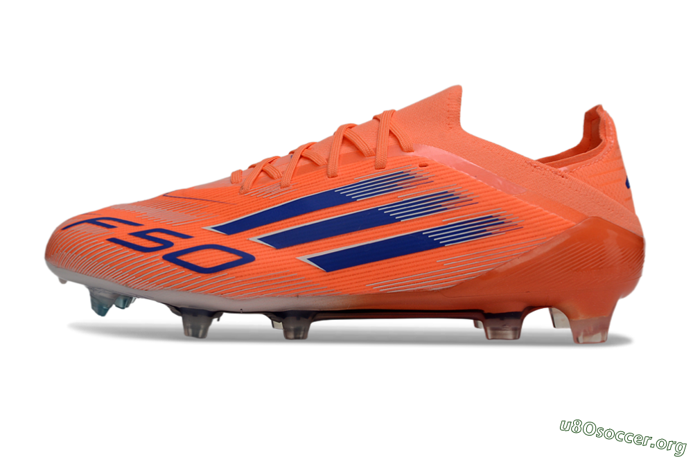 Adidas F50 Elite FG Football Boots - Orange/Electric Orange/Navy Blue 3