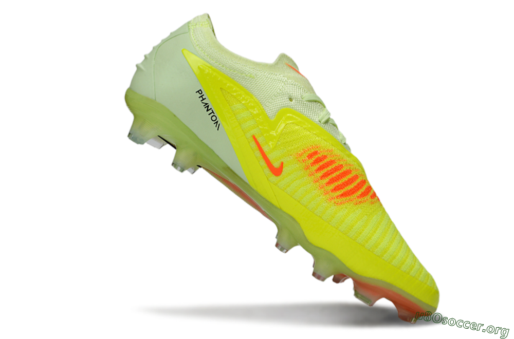 Nike Phantom 6 Low Elite FG Football Boots - Yellow/Lime Burst/Neon Blaze 4